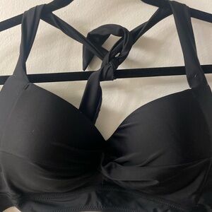 NWT Rouched Bikini Top
